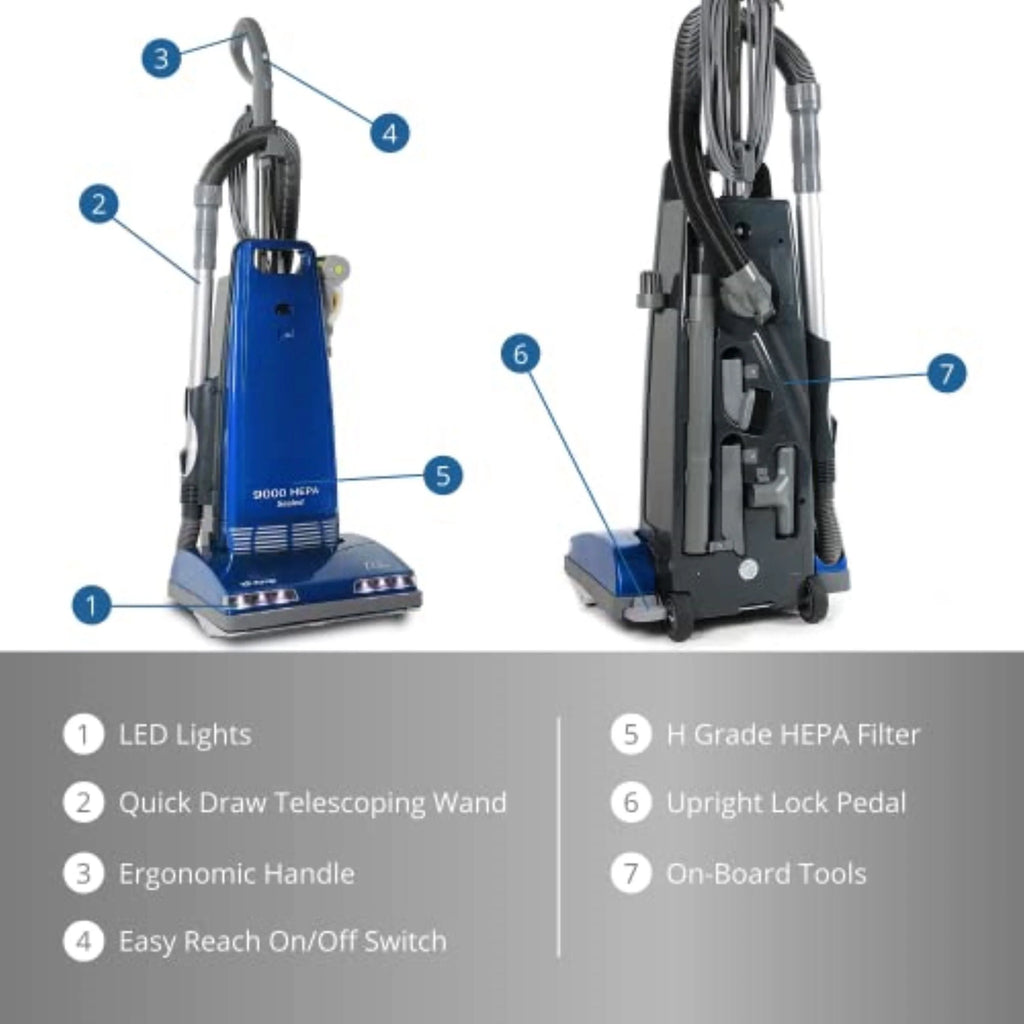 Upright Sealed HEPA Vacuum with 12 Amp Motor Z39030