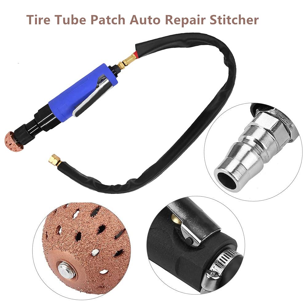 Pneumatic Tire Buffer with Whip Hose, Pack of 2 W2665