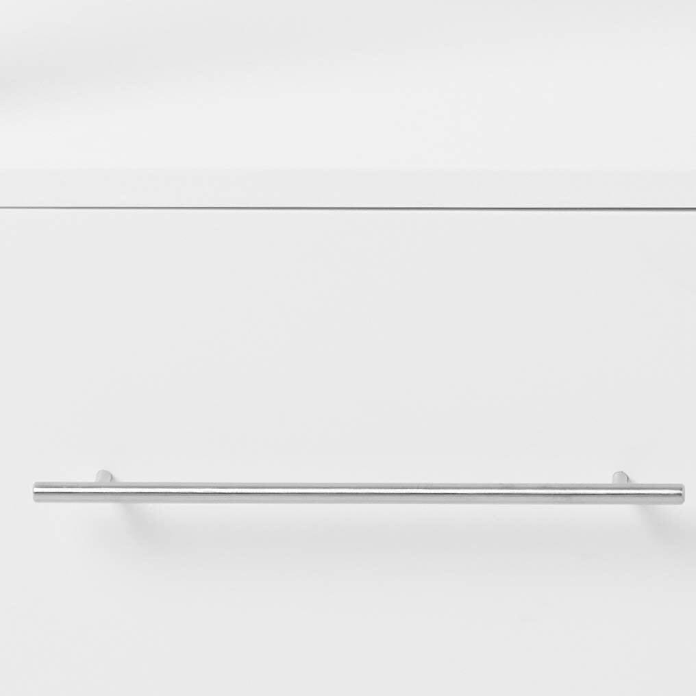 Stainless Steel White Kitchen Cart Q7756