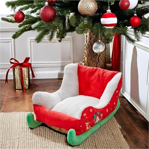 Plush Christmas Dog Bed K777