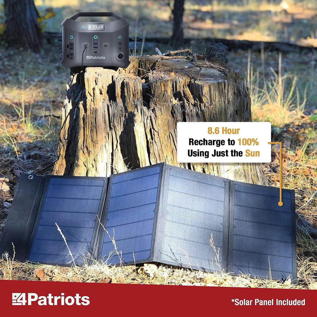 300wH Portable Power Station with 40 Watt Solar Panel P904