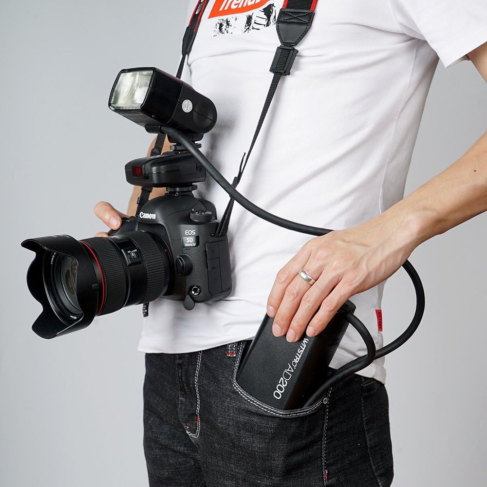 200W Extension Flash Head with 2M Cable Portable Off-Camera Light Lamp Z65804