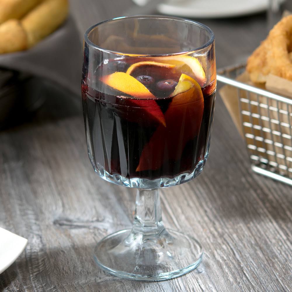 10.5 oz. Rim Tempered Glass Goblet B966623