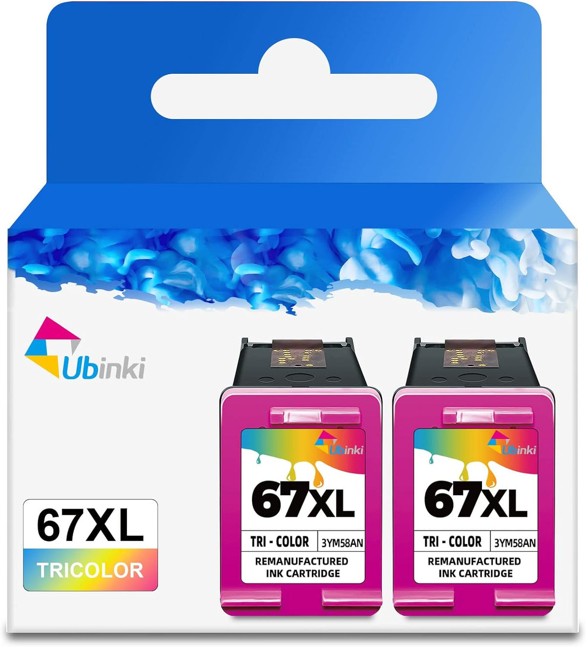 3X Capacity 67XL Tri Color Ink Cartridge S8913