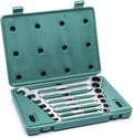 8-Piece Metric Ratcheting Wrench Set with Blow Molded Case L455