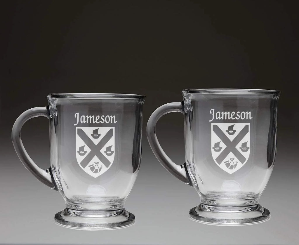 Glass Coffee Mugs Set of 2 R98165