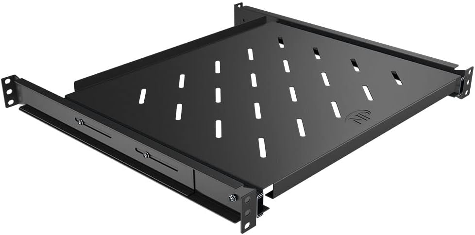 1U Vented Sliding 4-Post Adjustable Rack Pack of 2 X717