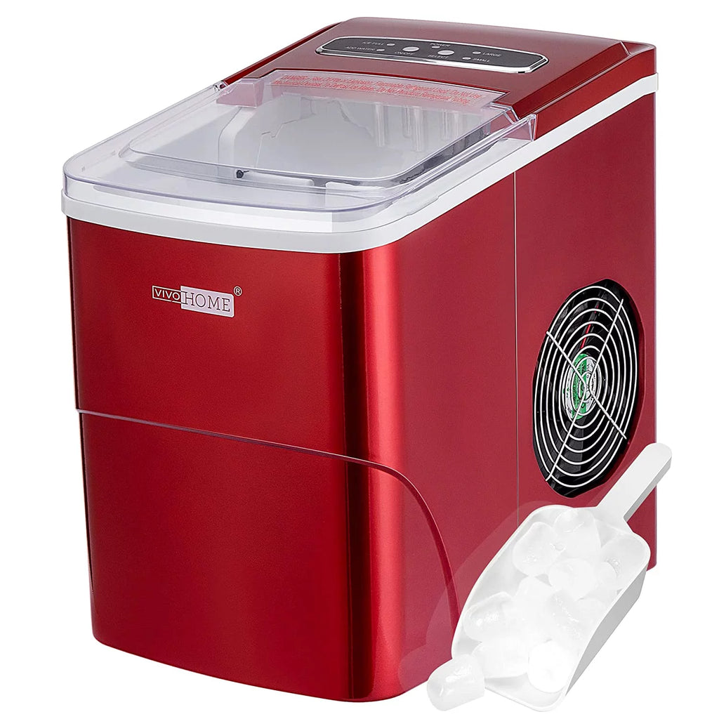 Black Countertop Ice Maker with Ice Scoop K232626
