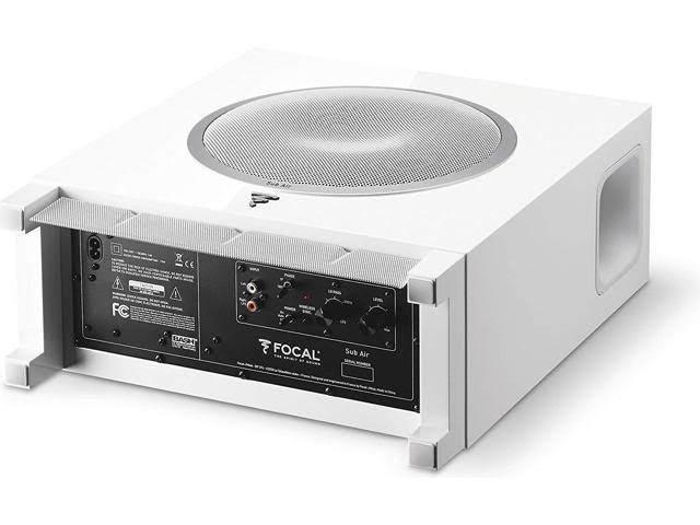 White Bass Reflex Subwoofer with Integrated 150W Amplifier R798245