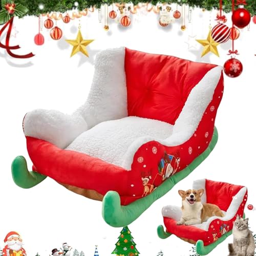 Plush Christmas Dog Bed K777