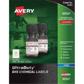 White Chemical Labels 600 per Pack Y340375