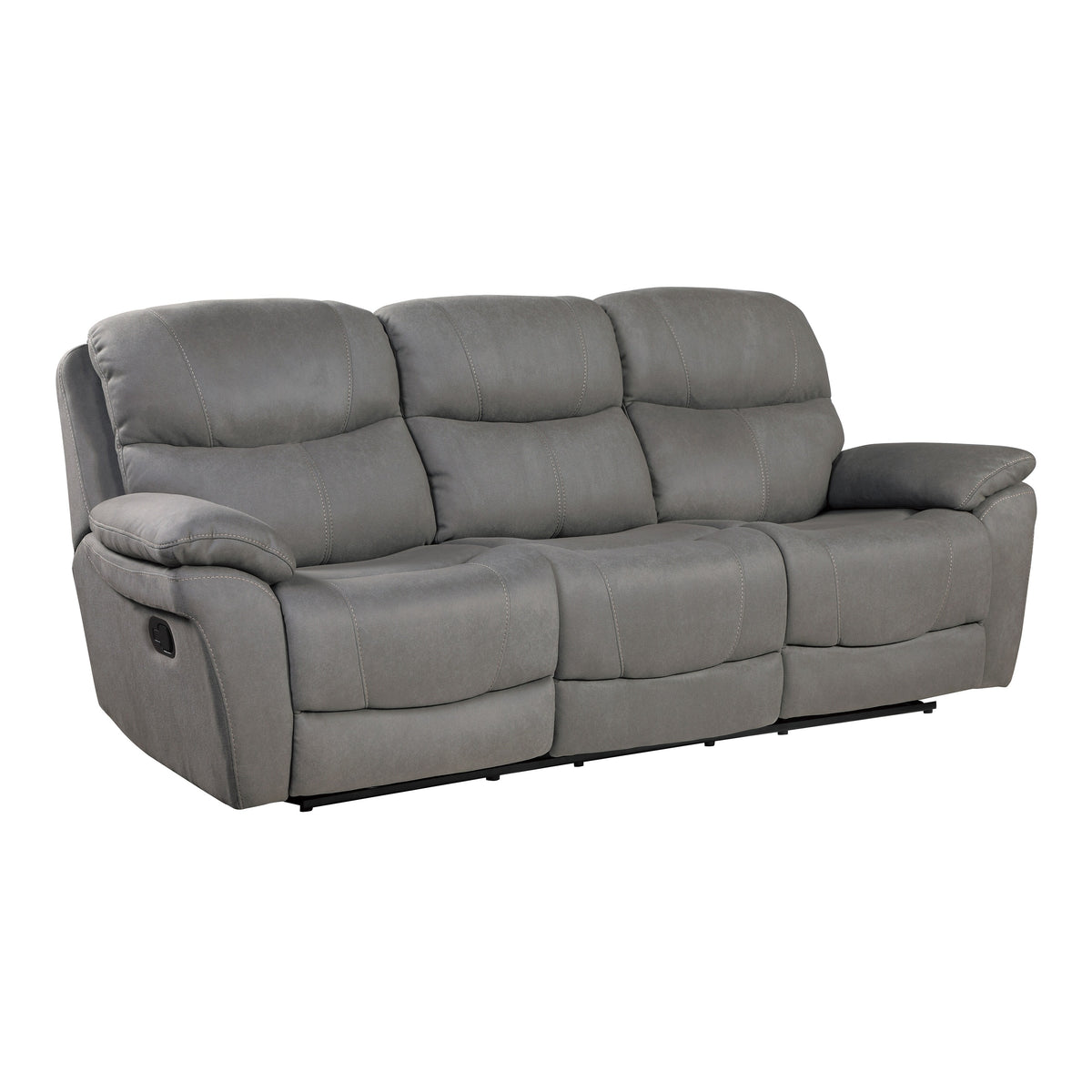 Grey Double Reclining Sofa H187