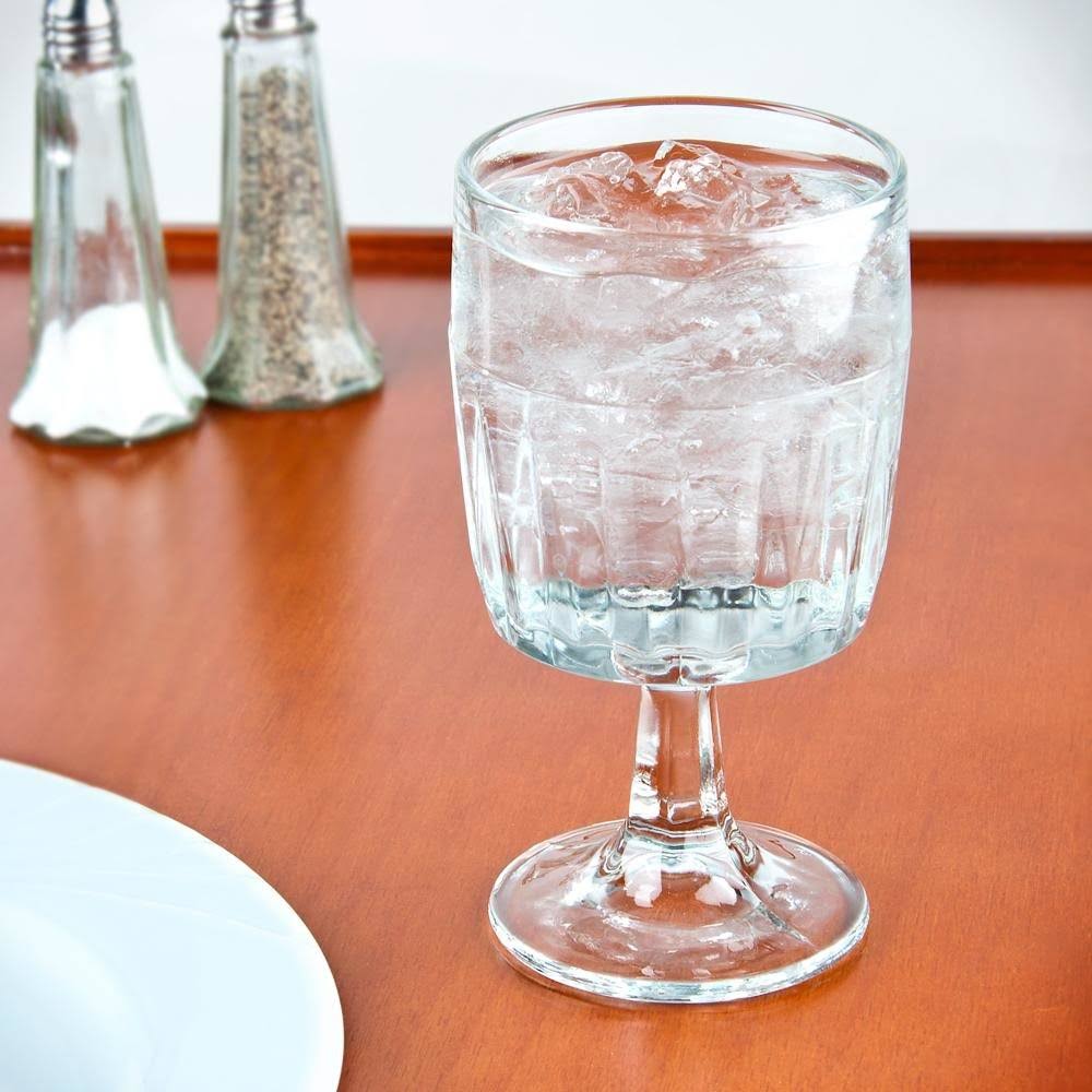 10.5 oz. Rim Tempered Glass Goblet B966623