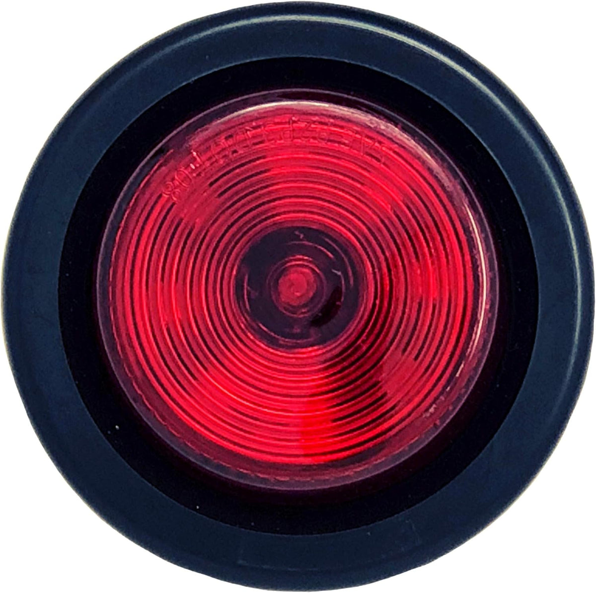 2" Round 9 LED Trailer Side Marker Clearance Light, 5 Amber + 5 Red, Pack of 2 Z181