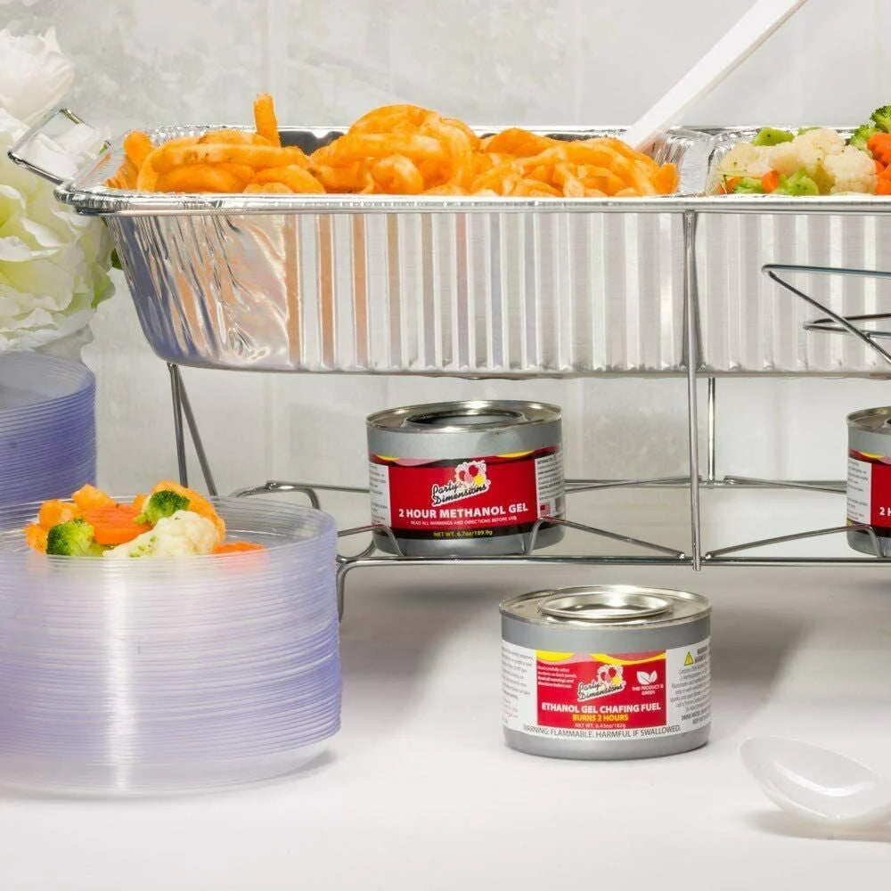 Disposable Aluminum Chafing Dish Buffet Set 24PC O912523