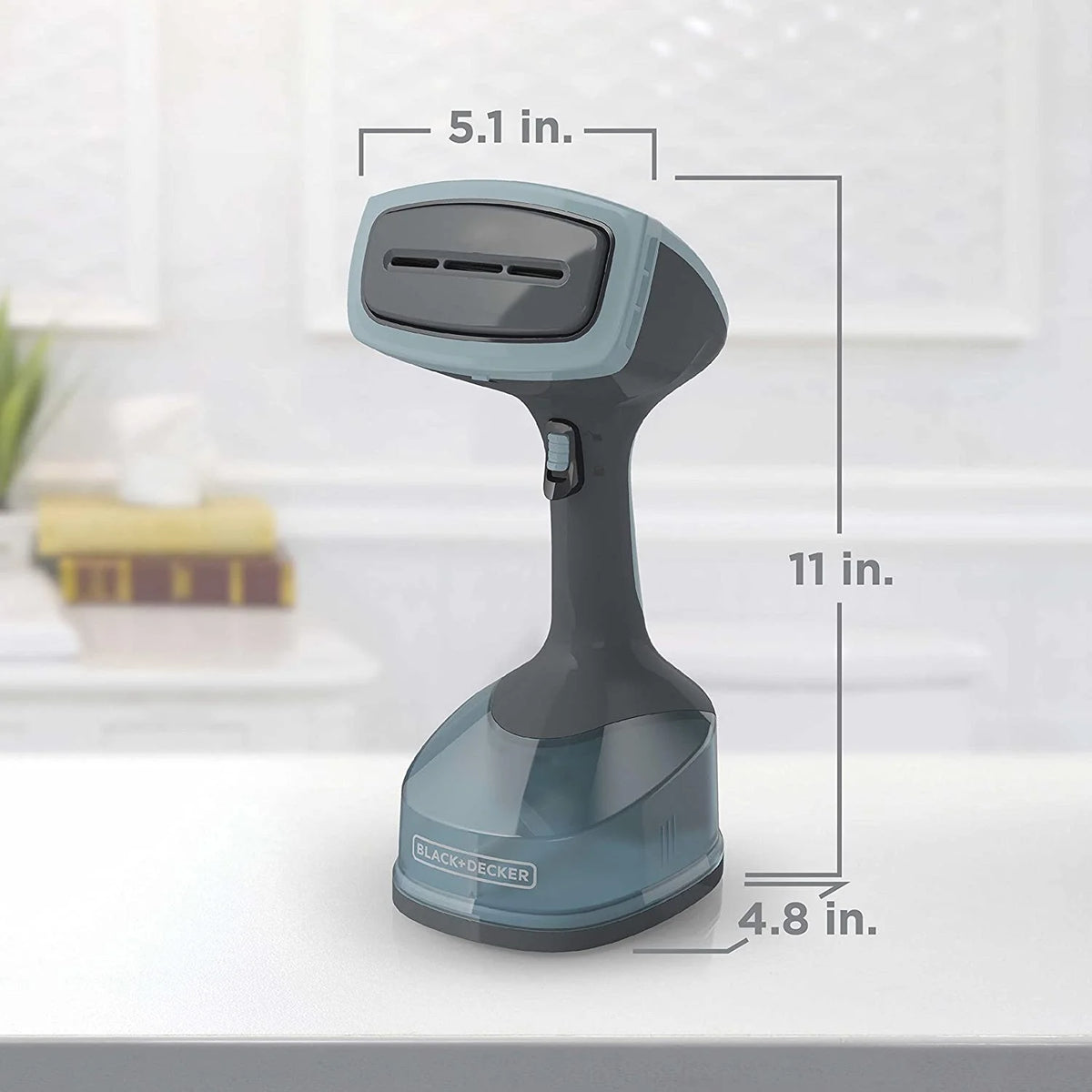 Handheld Garment Fabric Steamer with 3 Attachments T64095