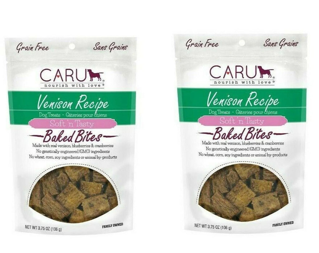 Natural Venison Recipe Dog Treats 4 Oz. (2 Pack) E777102