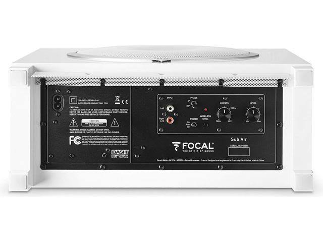 White Bass Reflex Subwoofer with Integrated 150W Amplifier R798245