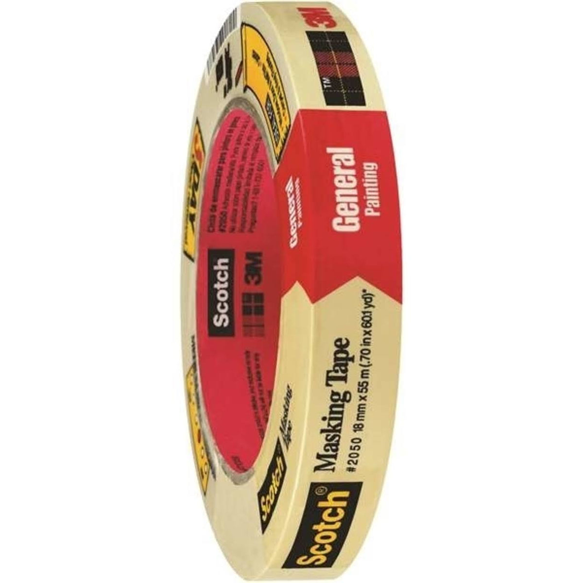 0.75 in. x 60 Yards Masking Tape, Natural - Pack of 12 S320535