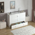 Queen Murphy Bed with Storage Drawers and Mattress F65605