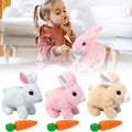 3pcs Bunny Plush Interactive Toys with Carrot K909