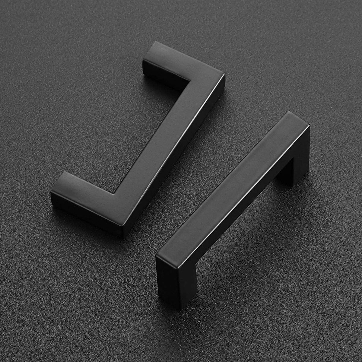 30 Pack 3 Inch Matte Black Cabinet Handles Drawer Pulls Q28953